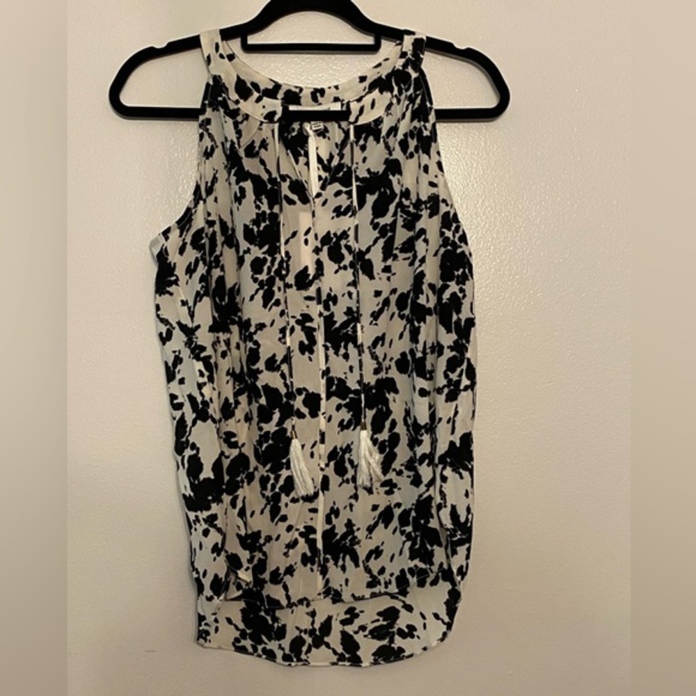 Rose & Olive | Black and White Swing Tank